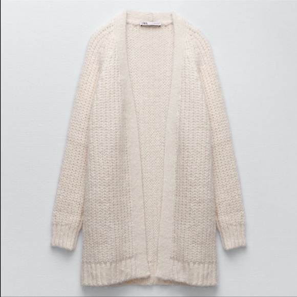 ZARA PURL KNIT CARDIGAN | SIZE : S | NWT - Picture 2 of 9
